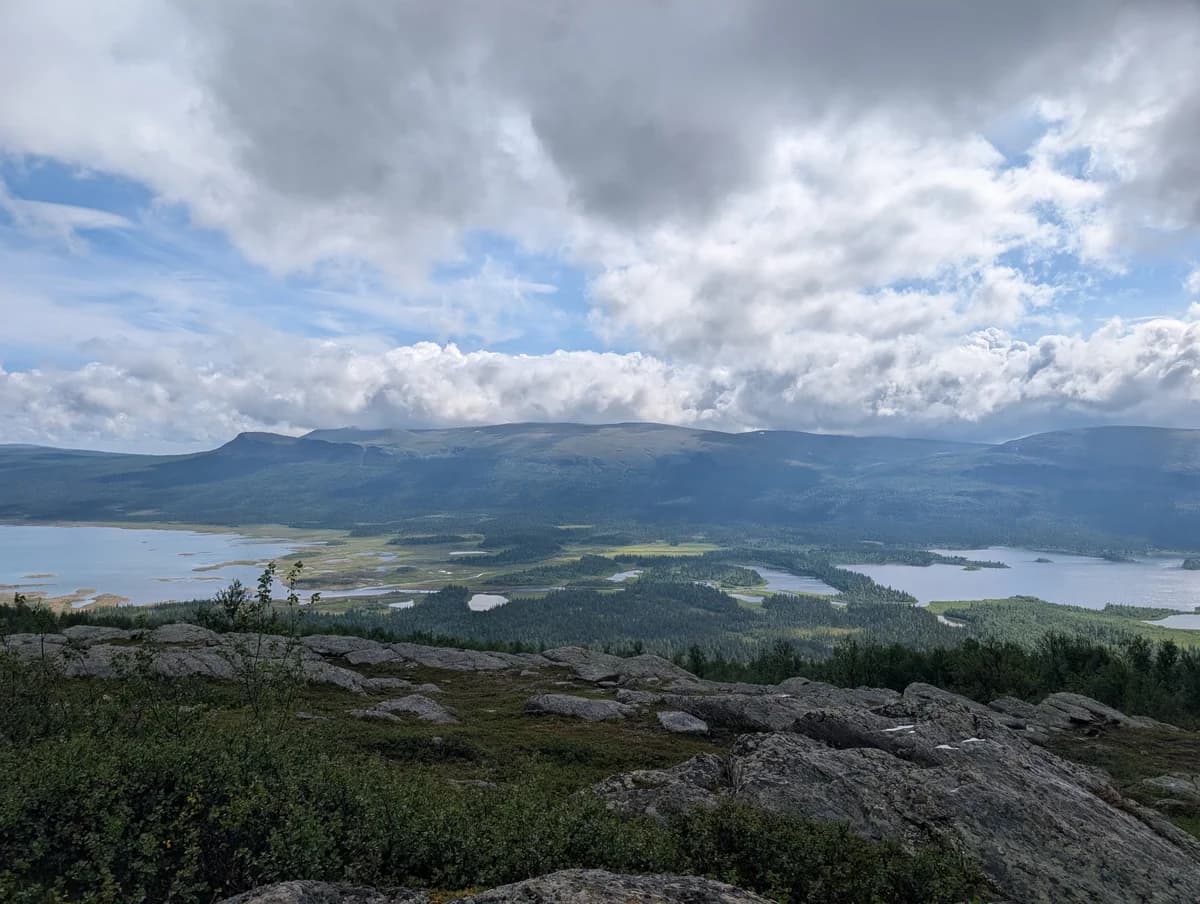 Výhled na jezera Výhled na jezera